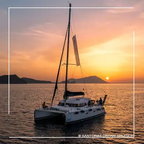 Santorini Catamaran Private Sunset Cruise