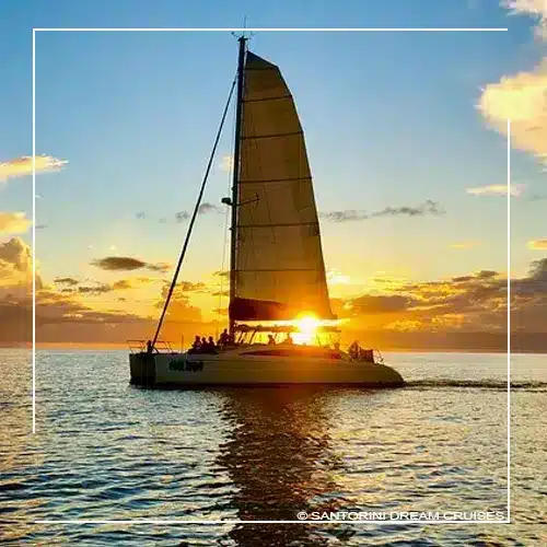 Santorini Catamaran Shared Sunset Cruise